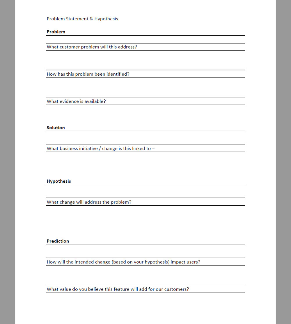The update request tool document